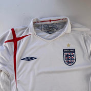 Umbro England 2004-06 Home Long Sleeve Playing Shirt M