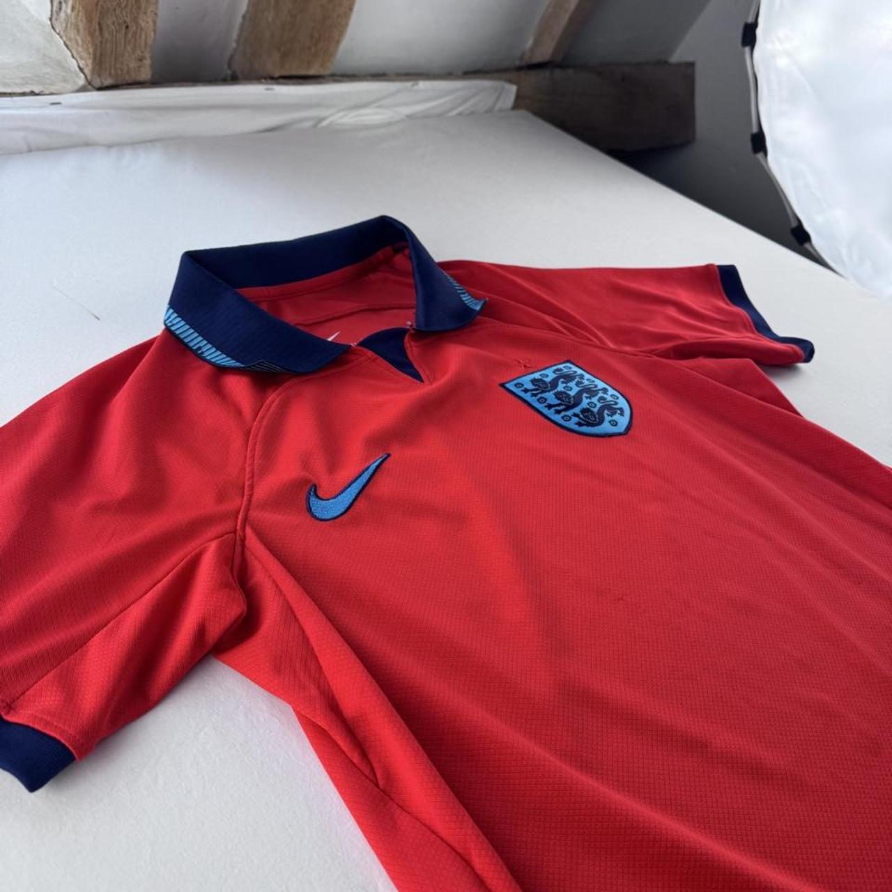 2022 England Nike Red Away Jersey S