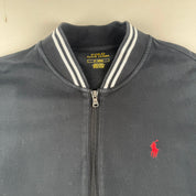 Polo Ralph Lauren Black Cotton Track Jacket M