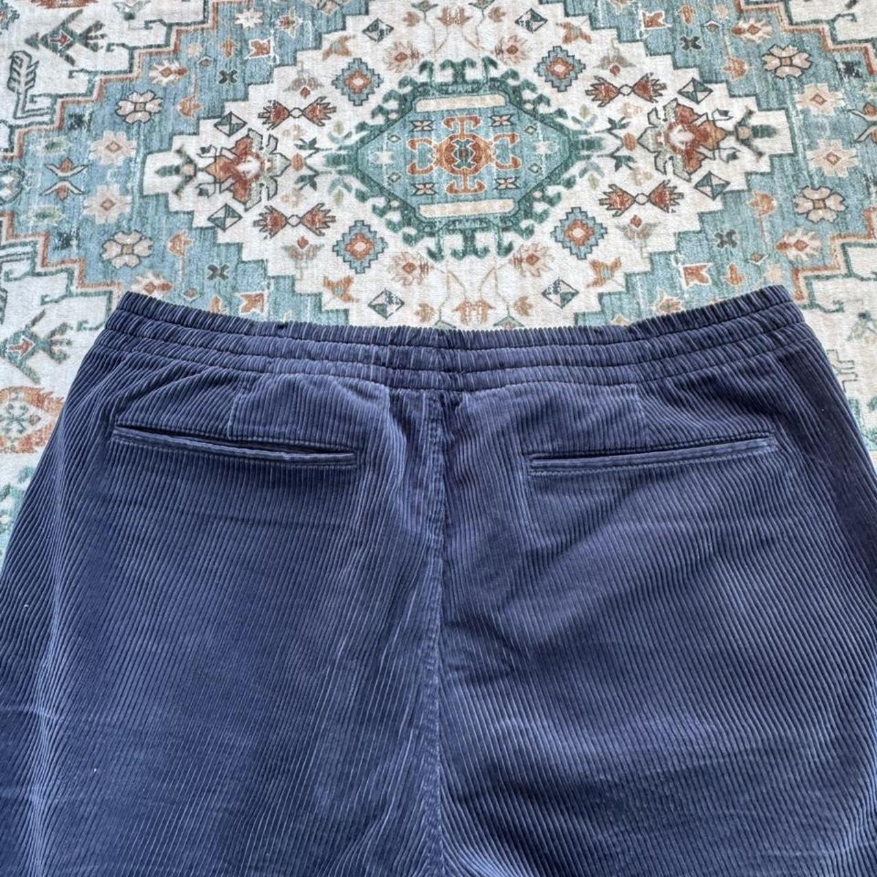 Polo Ralph Lauren navy corduroy shorts with embroidered logo and classic fit.