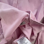 Pink Carhartt WIP Long Sleeve Madison Corduroy Button Down Shirt S