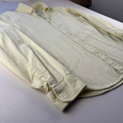 Yellow Carhartt WIP Long Sleeve Madison Corduroy Button Down Shirt L