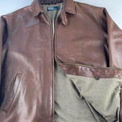 Polo Ralph Lauren Brown Leather Jacket M