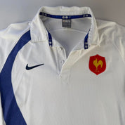 Nike 2007 France Rugby Long Sleeve Rugby Polo XL