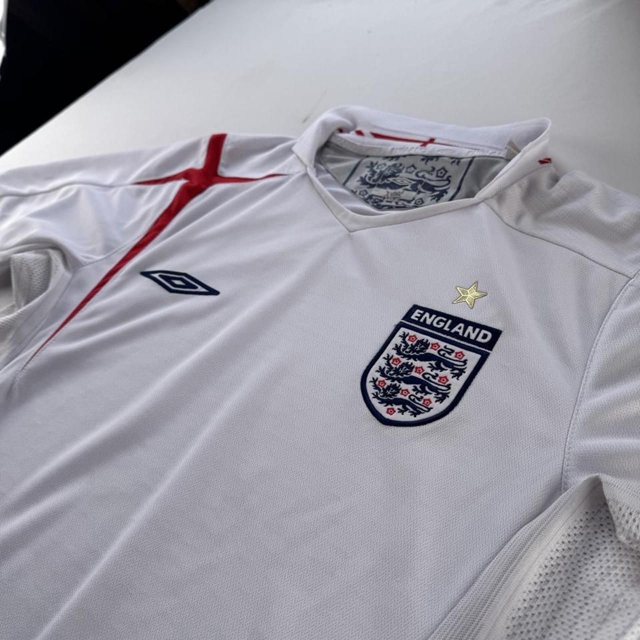 2004-06 Umbro England Home Playing Shirt S