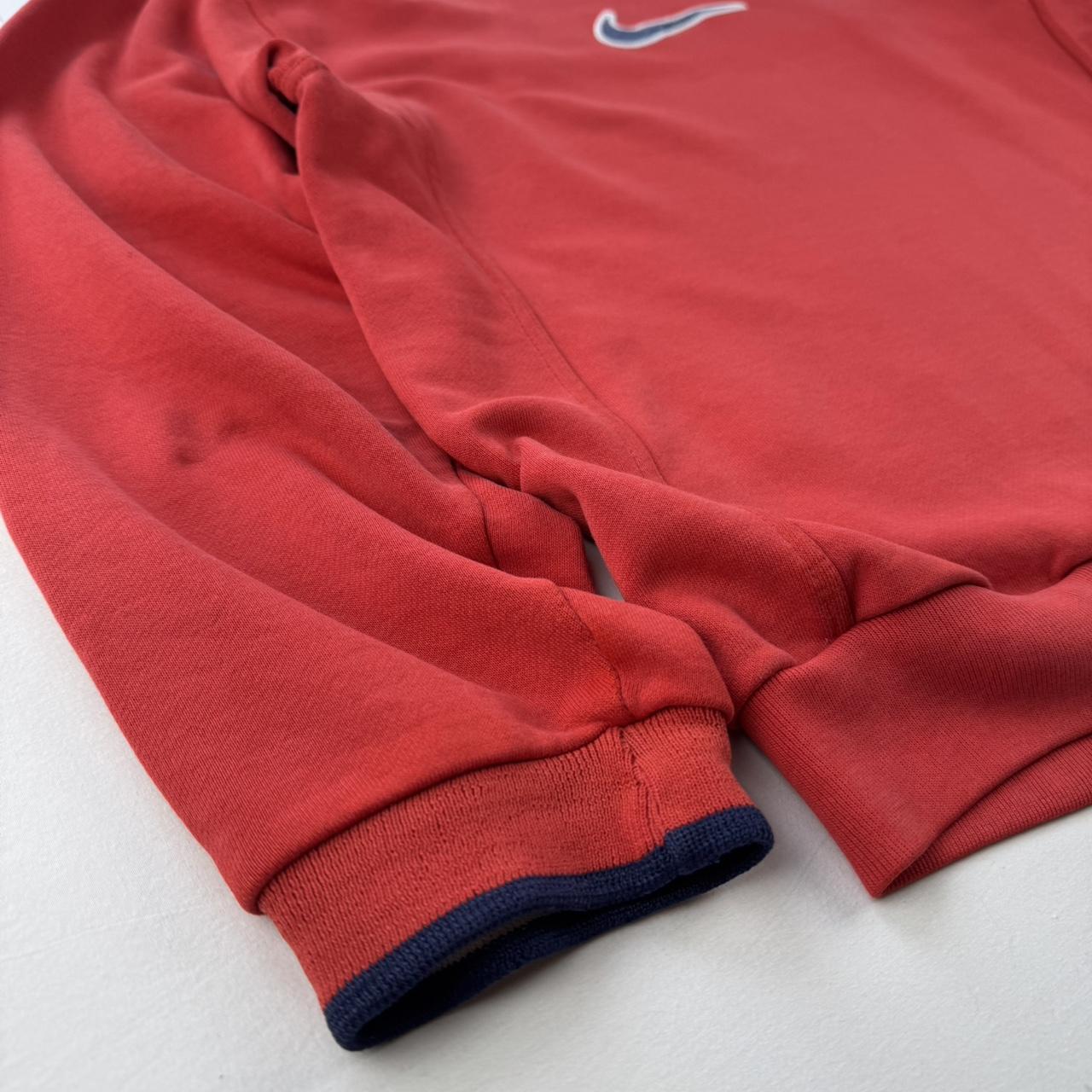 1990s Oversized Centre Swoosh Embroidered Sweatshirt S