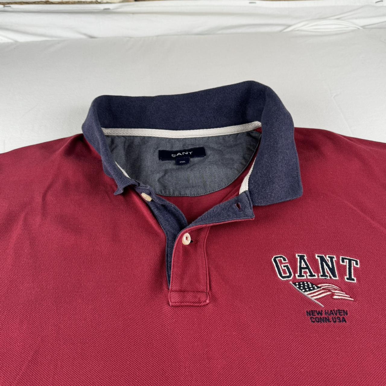Gant USA Early 2000s Rugby Polo Shirt XXL