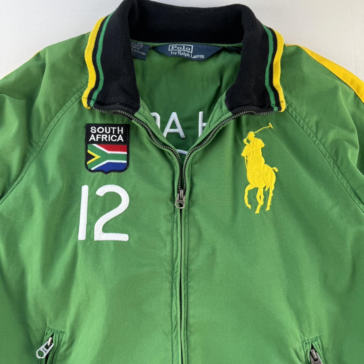 Rare Early 2000s Polo Ralph Lauren South Africa Cotton Track Jacket S