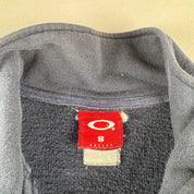 Early 2000s Oakley Embroidered Logo Full Zip Thick Sweatshirt Size Small