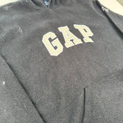 GAP Embroidered Spellout Fleece Hoodie L