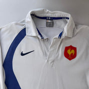 Nike 2007 France Rugby Long Sleeve Rugby Polo M