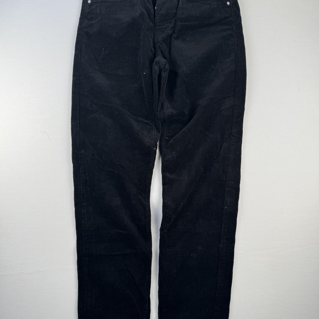 Carhartt WIP Pocket Logo Black Corduory Newel Pant 28W 28L