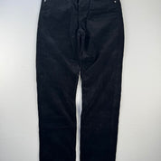 Carhartt WIP Pocket Logo Black Corduory Newel Pant 28W 28L