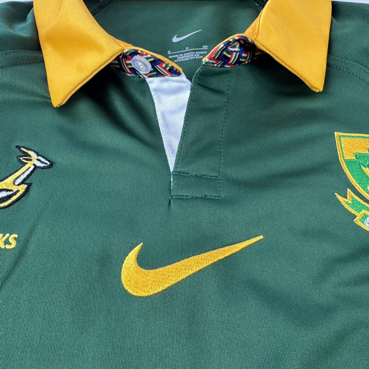Nike South Africa Springboks Rugby Playing Shirt S