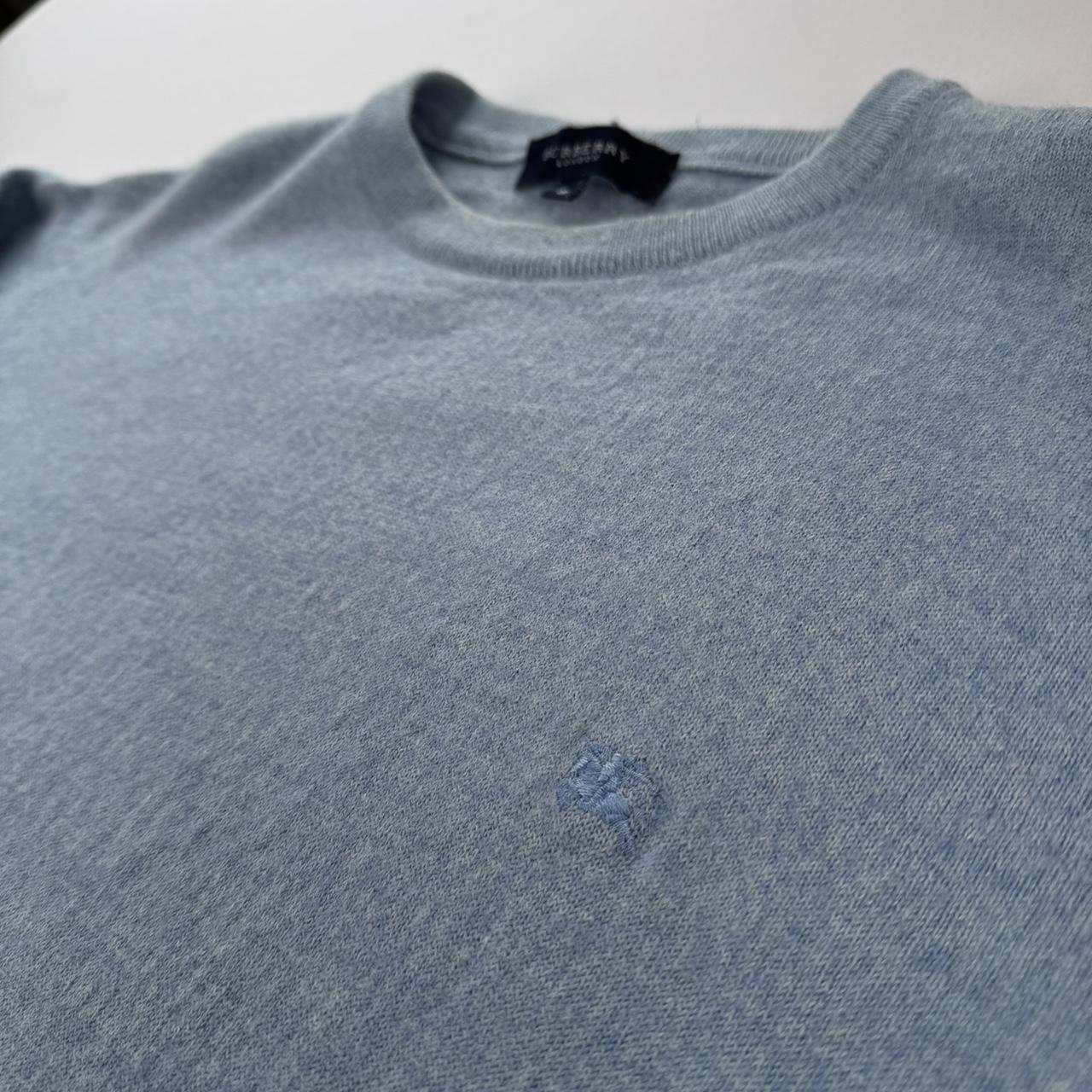 Womens Embroidered Logo Burberry Knitted Jumper 10-12