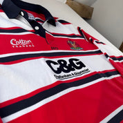 Late 1990s Cotton Traders Gloucester Rugby Polo Shirt L