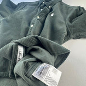 Dark Green Carhartt WIP Long Sleeve Madison Corduroy Button Down Shirt XS