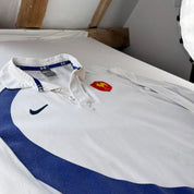 Nike 2007 France Rugby Long Sleeve Rugby Polo L