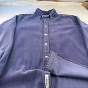 Purple Carhartt WIP Long Sleeve Madison Corduroy Button Down Shirt L