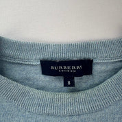 Womens Embroidered Logo Burberry Knitted Jumper 10-12