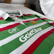 1996-97 Cotton Traders Leicester Tigers Rugby Polo Shirt XXL