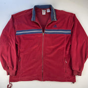 Adidas Track Jacket in Red Size