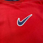 1990s Oversized Centre Swoosh Embroidered Sweatshirt S