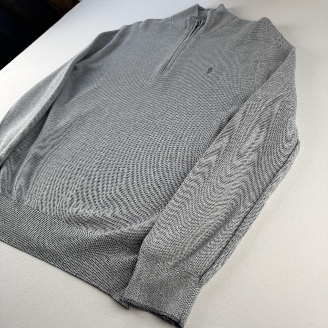 Polo Ralph Lauren Pima Cotton Grey Quarter Zip L