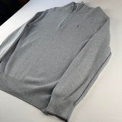 Polo Ralph Lauren Pima Cotton Grey Quarter Zip L