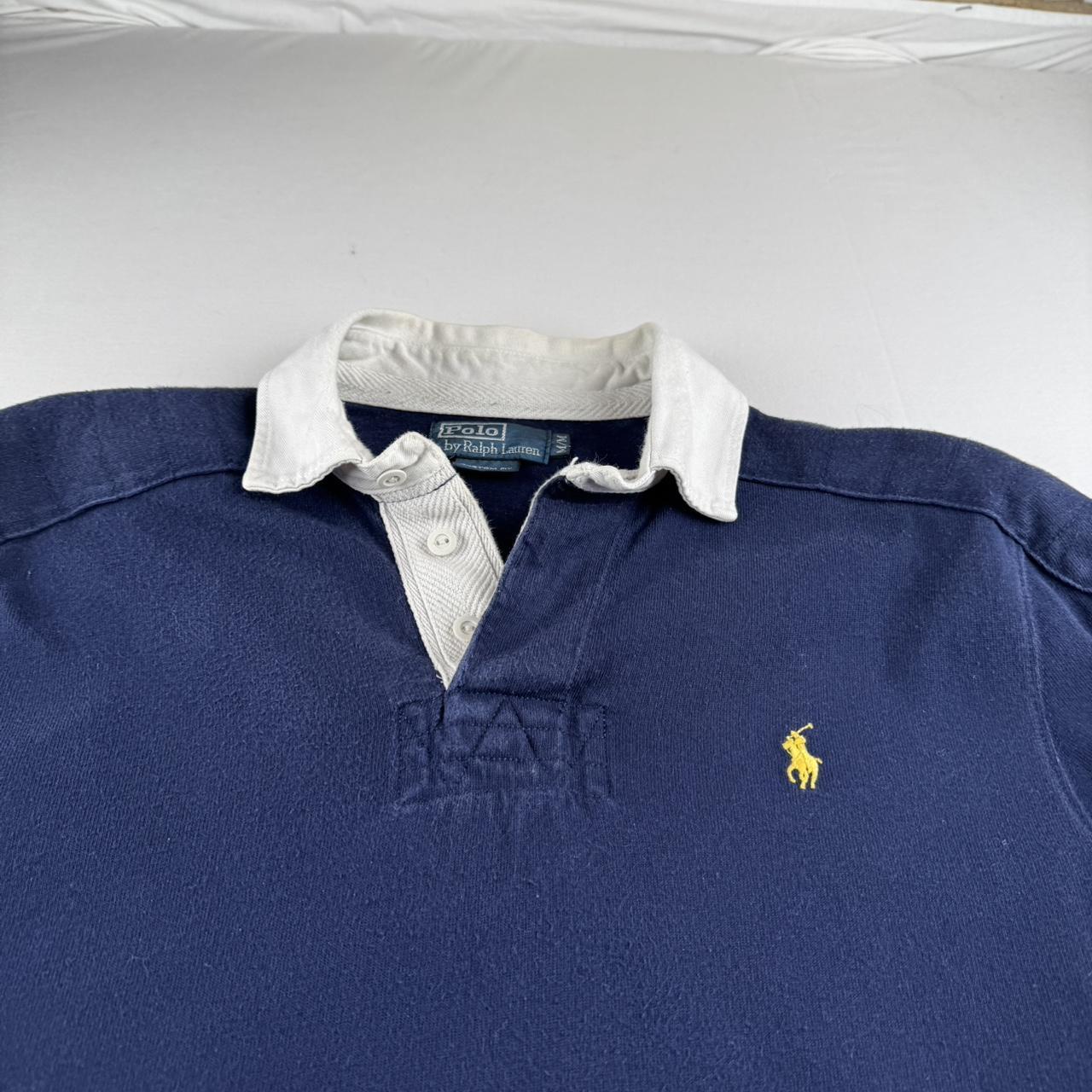 Polo Ralph Lauren Embroidered Pomy Vintage Rugby Polo Shirt M