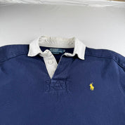 Polo Ralph Lauren Embroidered Pomy Vintage Rugby Polo Shirt M