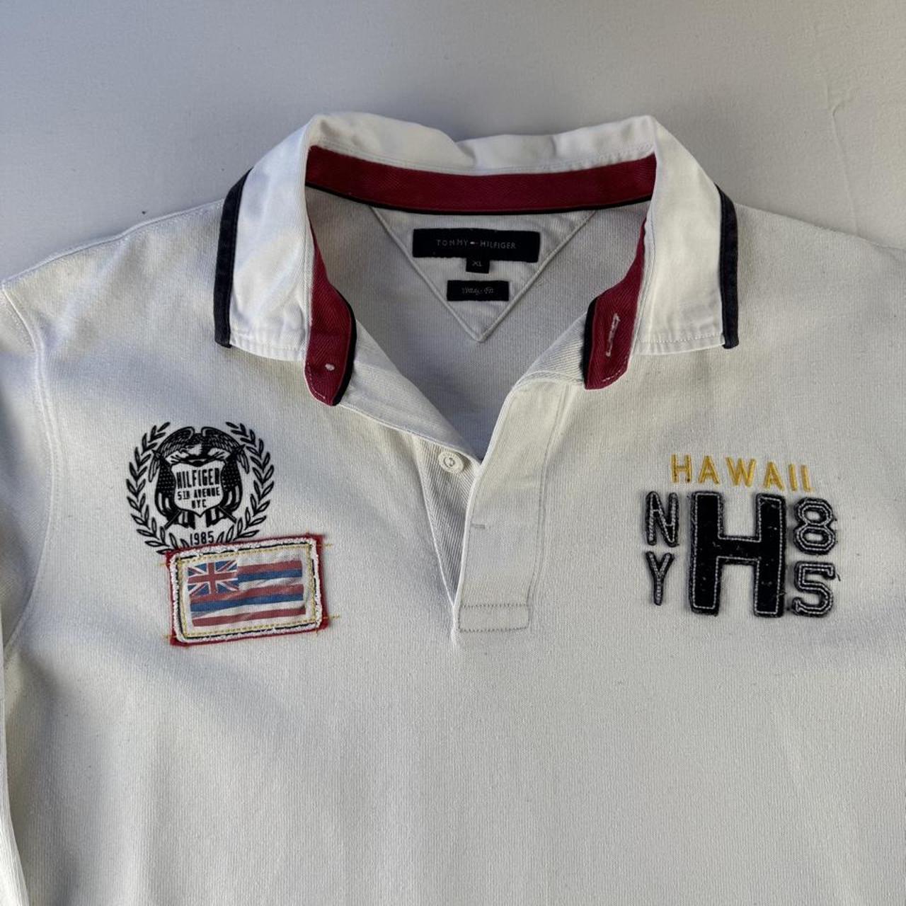 Tommy Hilfiger Embroidered Spellout Rugby Polo XL