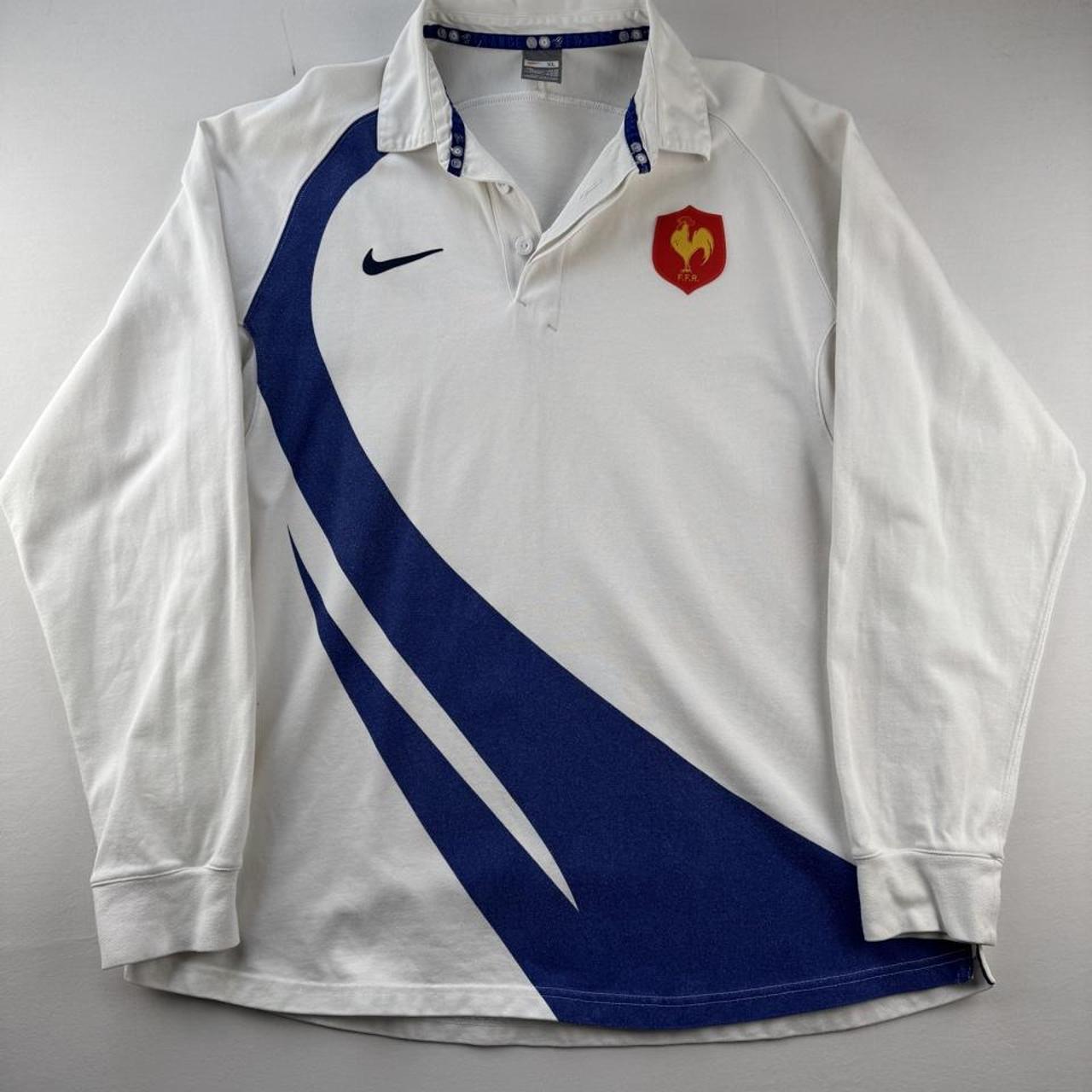 2007 Nike France Rugby Polo Shirt XL