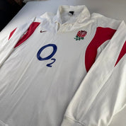 Nike England Rugby 2009 Rugby Polo Shirt XL