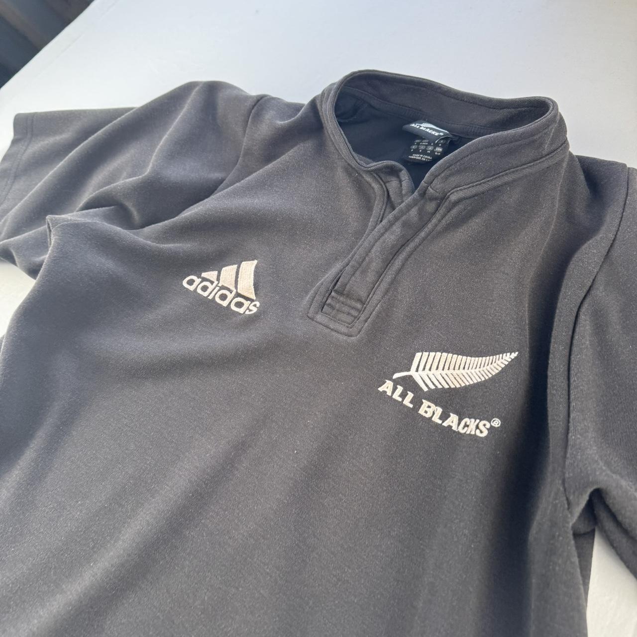 Adidas 2000s New Zealand Rugby Polo Shirt S