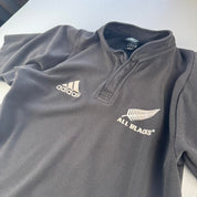 Adidas 2000s New Zealand Rugby Polo Shirt S