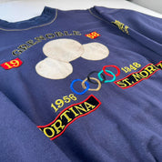 1980s Adidas Olympic Rare Embroidered Sweatshirt XL