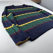 Polo Ralph Lauren Striped Cable Knit Jumper