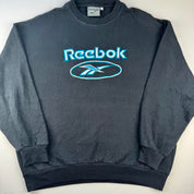 2000s Reebok Embroidered Spellout Crewneck Sweatshirt L