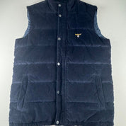 Modern Barbour Embroidered Corduory Baffle Gilet M