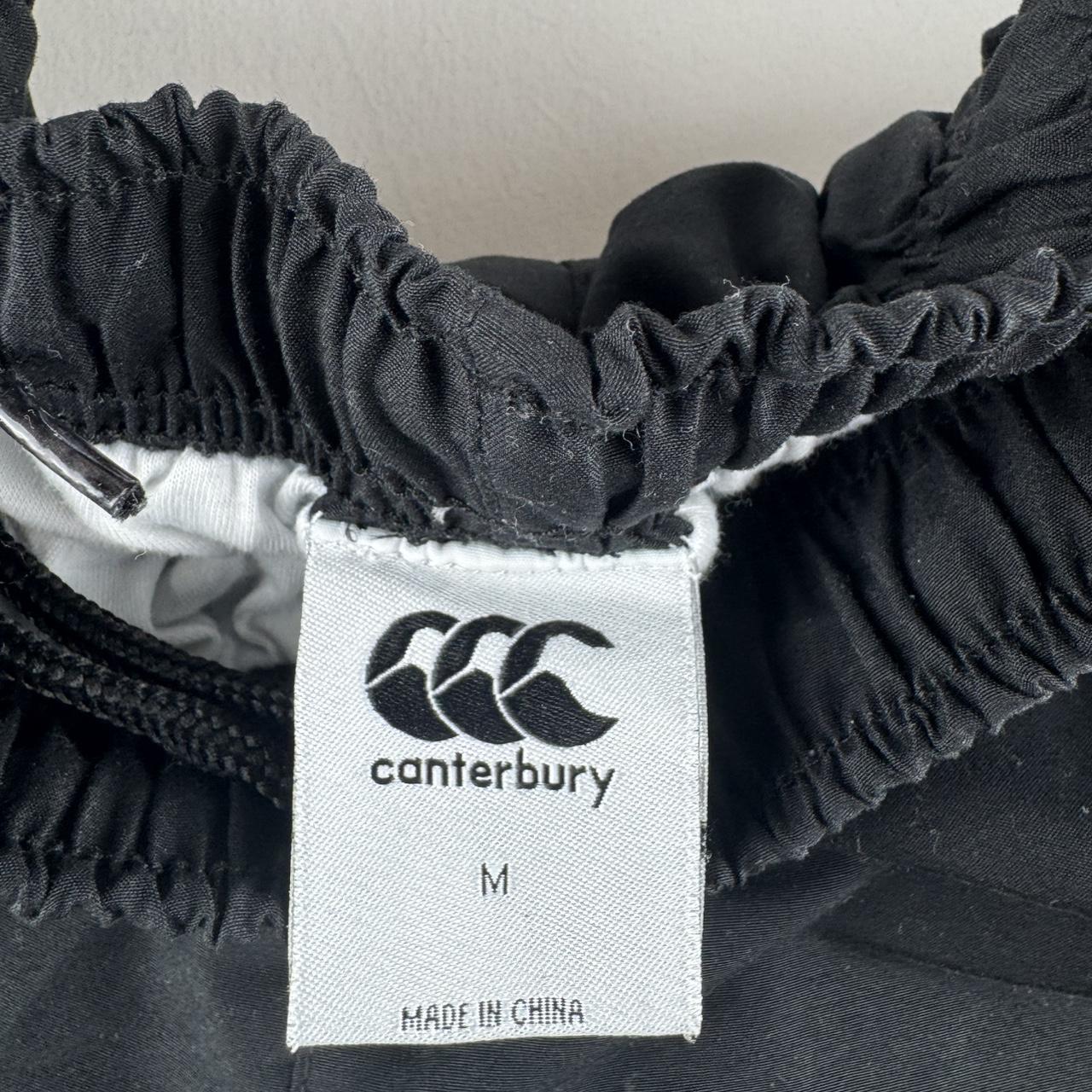 Canterbury Black and White Cuffed Joggers M