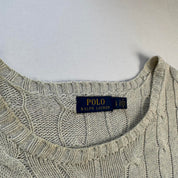 Polo Ralph Lauren Crewneck Knit Sweater in Beige Size L