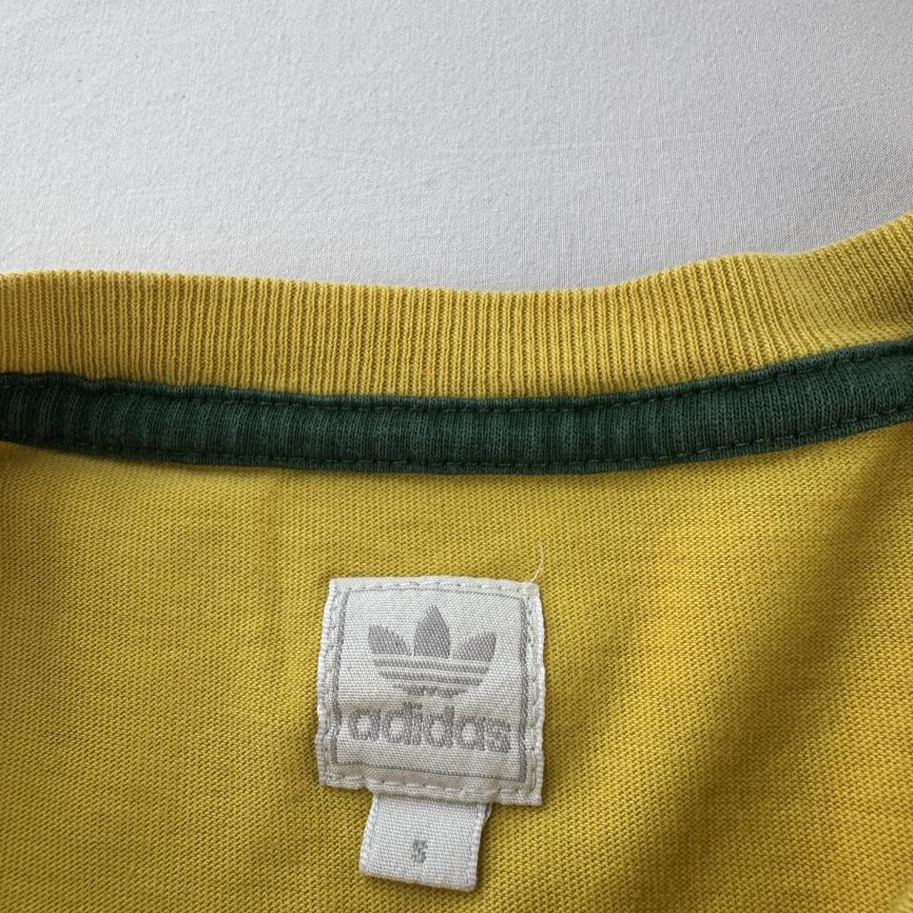 Rare 2000s Adidas Futebol Brazil Graphic T Shirt S
