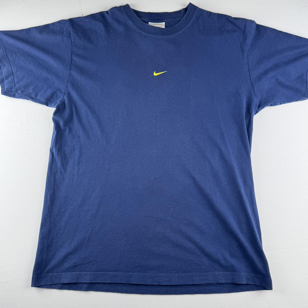 1990s Nike Centre Swoosh Oversized Just do it Back Print T Shirt Medium
