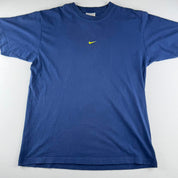 1990s Nike Centre Swoosh Oversized Just do it Back Print T Shirt Medium
