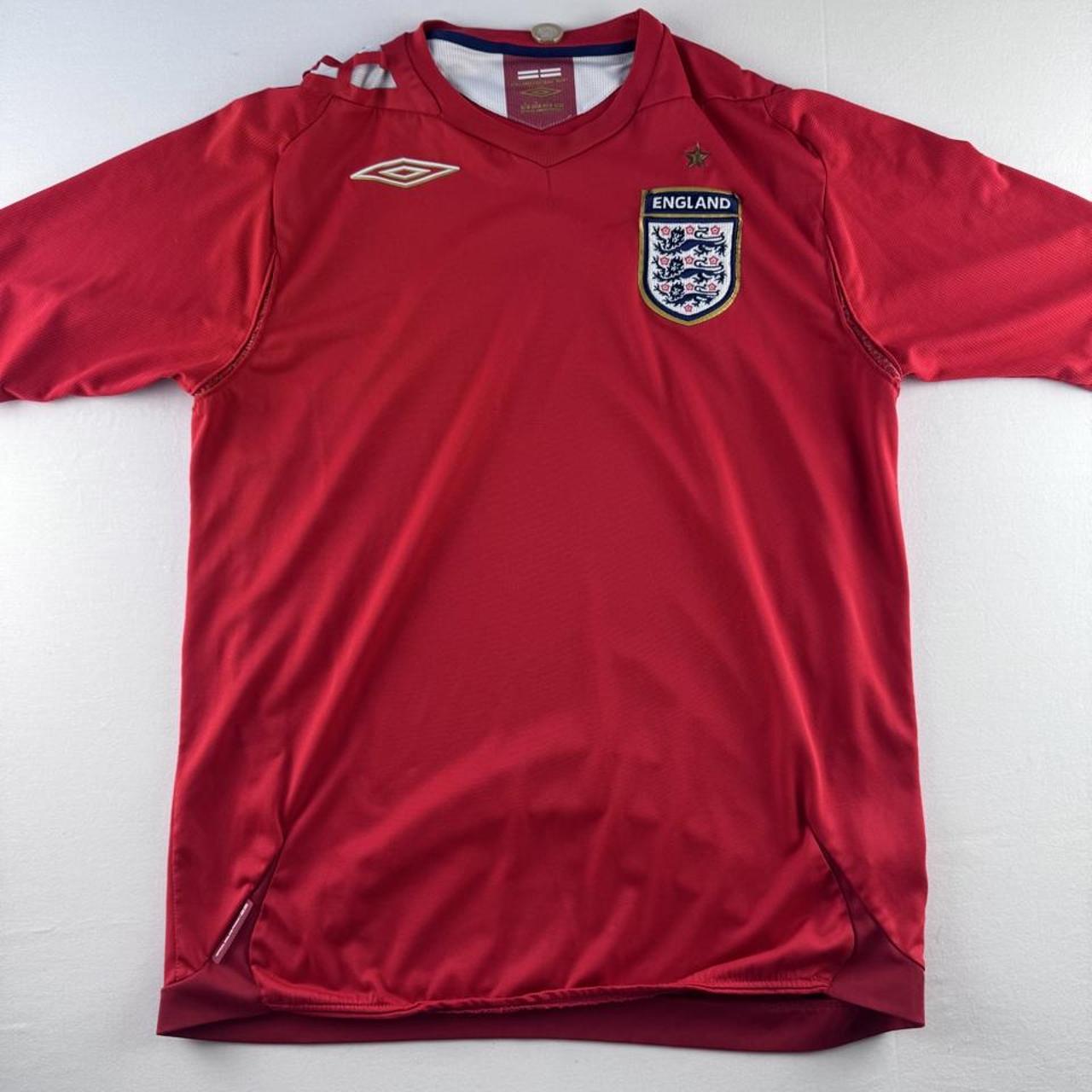 England Umbro 2007-09 Away Playing Jersey M