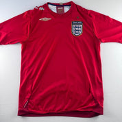 England Umbro 2007-09 Away Playing Jersey M