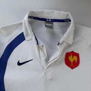2007 Nike Embroidered France Rugby Polo Shirt S