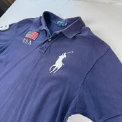 Polo By Ralph Lauren Rugby Shirt in Navy Size XL