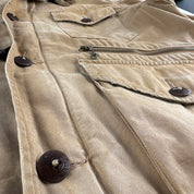 Early 2000s Polo Ralph Lauren Workwear Canvas Jacket with Corduroy Trim L